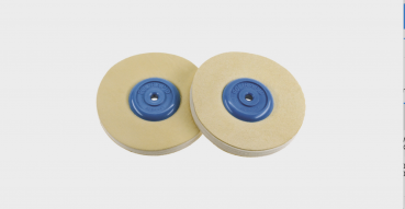 Nesselschwabbel  Kunststoff und Lederkern , Ø 100 mm ∅125mm (VE=1)